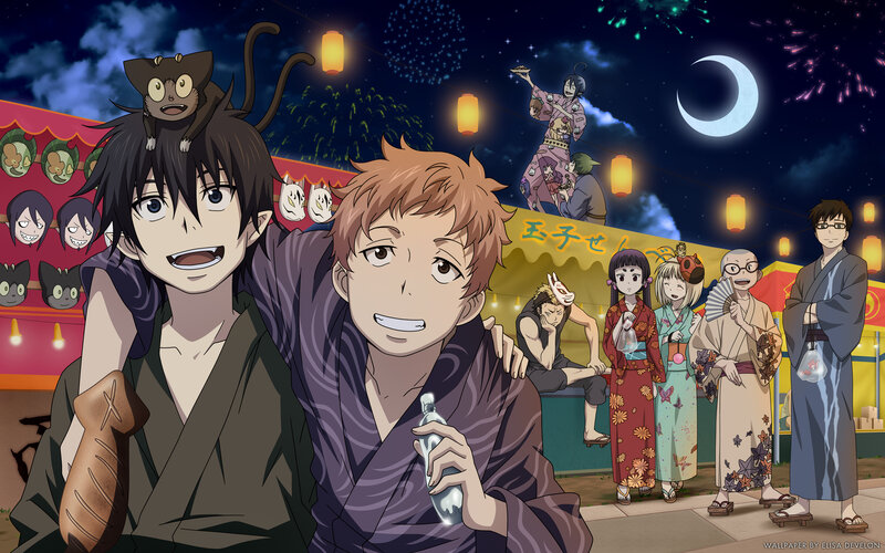 Two Young Men at Festival