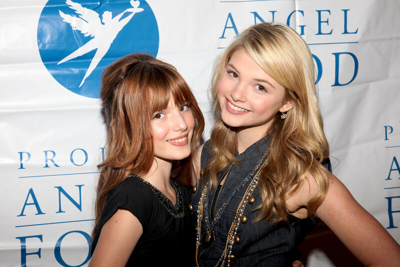 Two young women at event