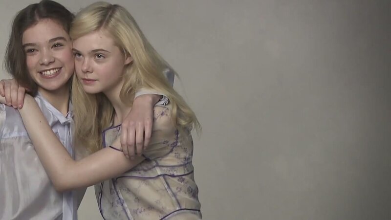 Two Young Women Hugging — White, Neutral