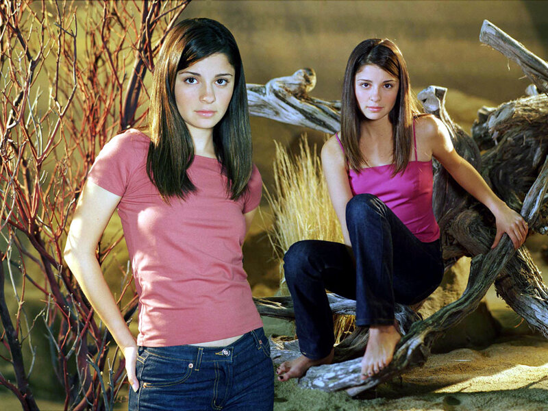 Two Young Women in Desert