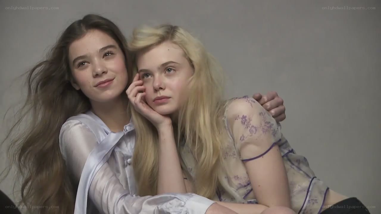 two young women posing together