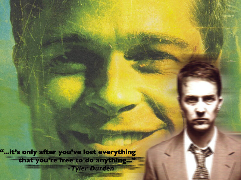 Tyler Durden quote from Fight Club