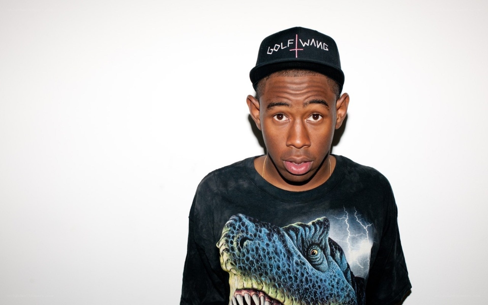 Tyler, the Creator wearing a cap