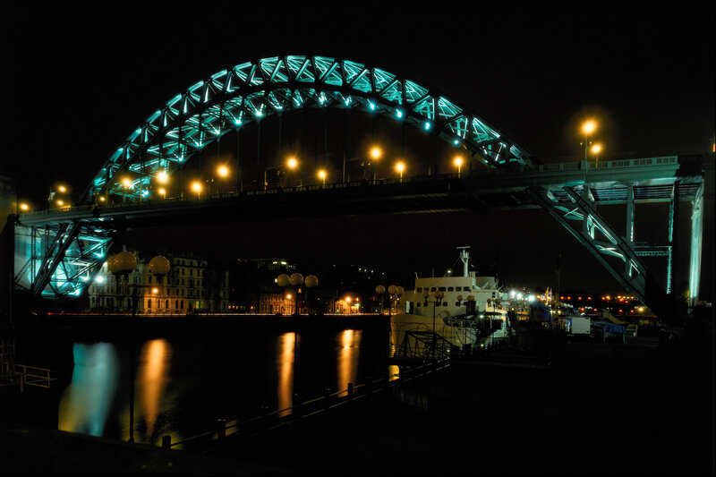 Tyne Bridge at night