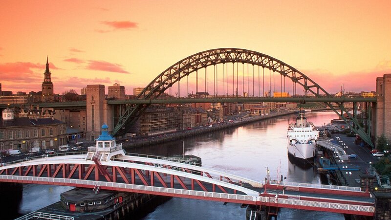 Tyne Bridge at sunset