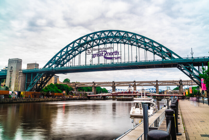 Tyne Bridge over River