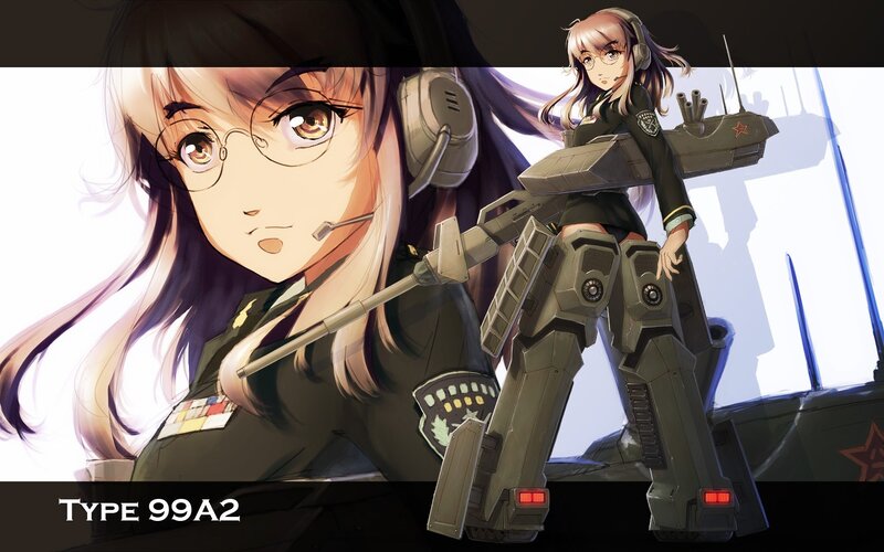 Type 99A2 anime character