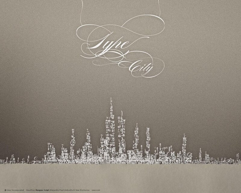 Type City Typography Art