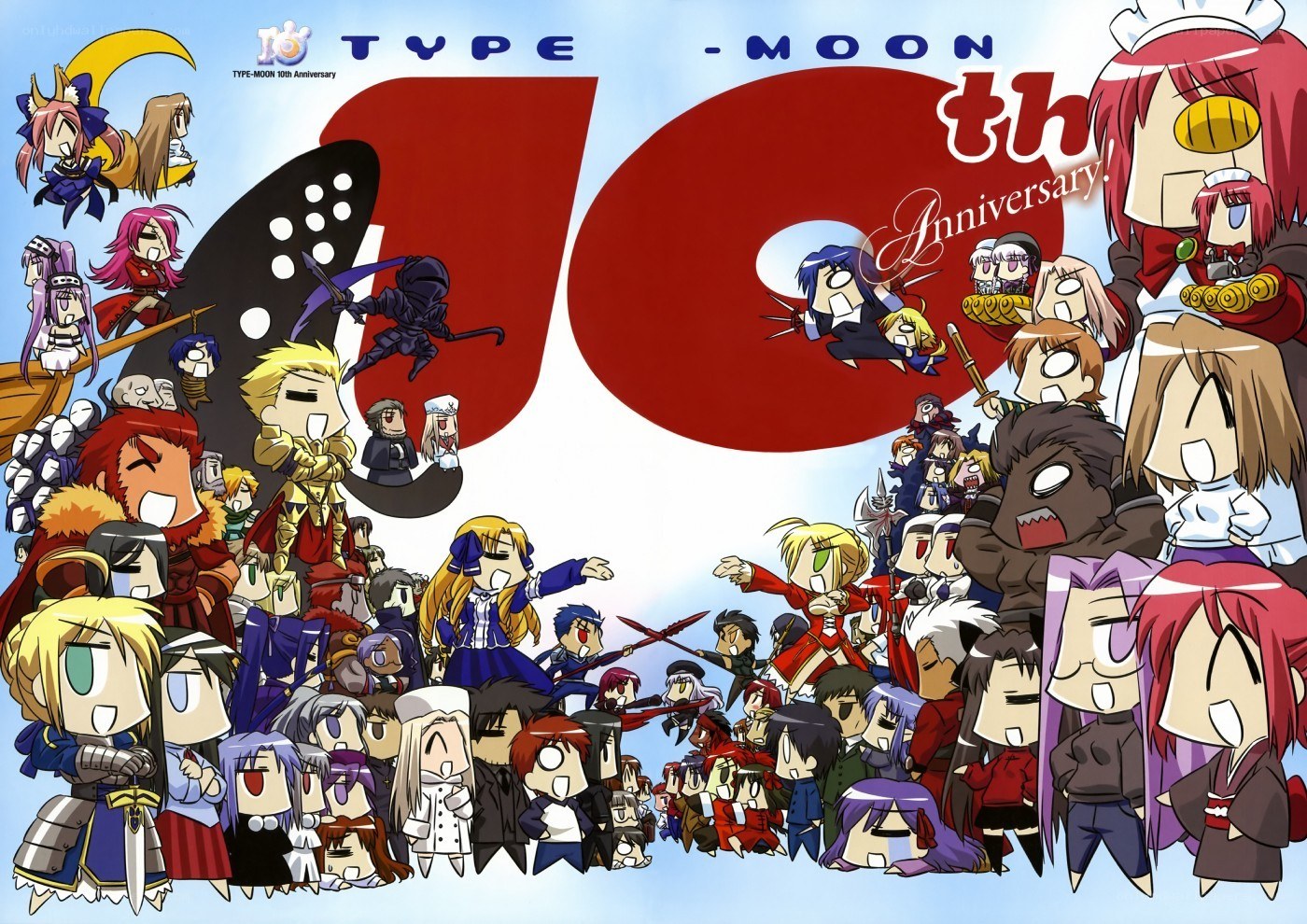 Type-Moon 10th Anniversary Art