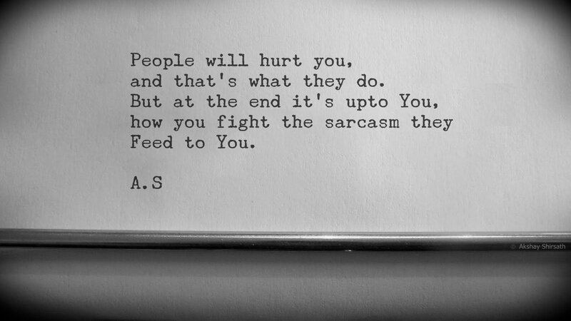 Typed Quote on Paper
