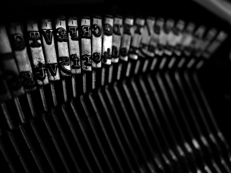 Typewriter Typebars