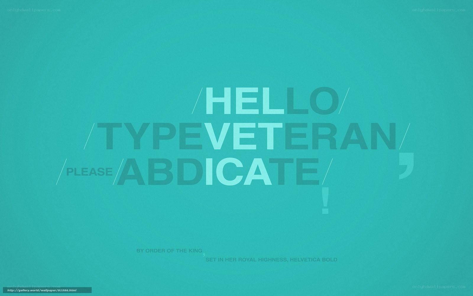 Typography art with text