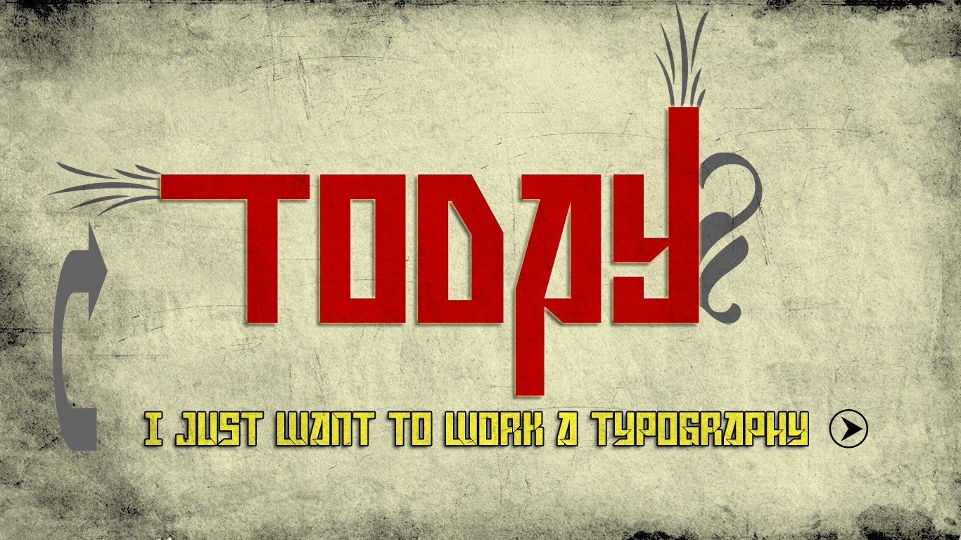 typography design title