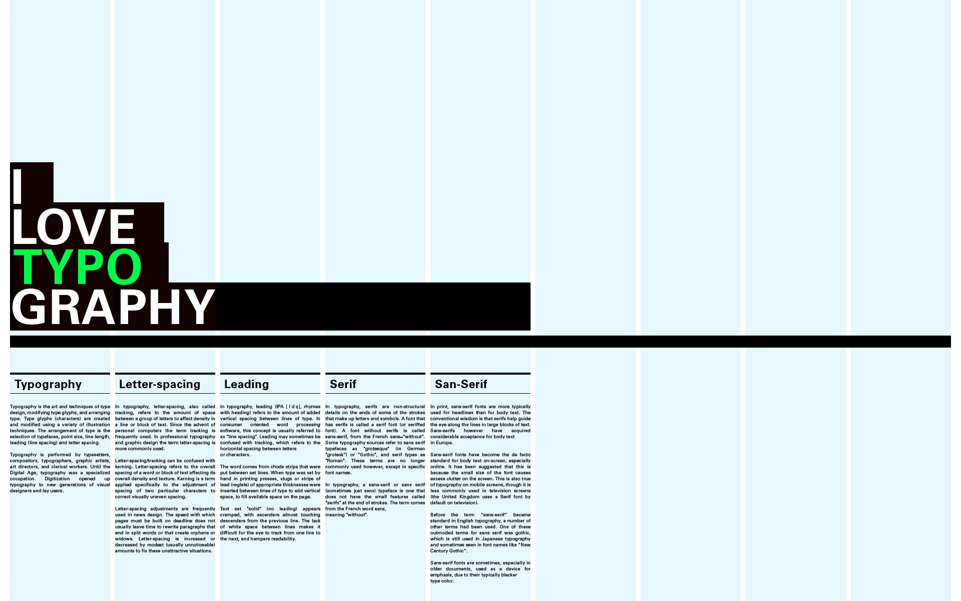 Typography Guide Overview