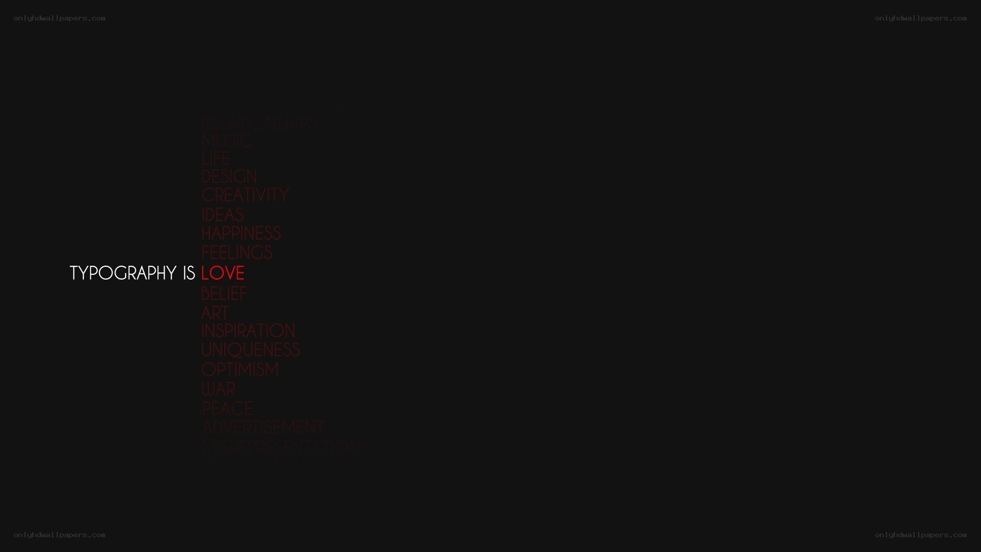 Typography is Love