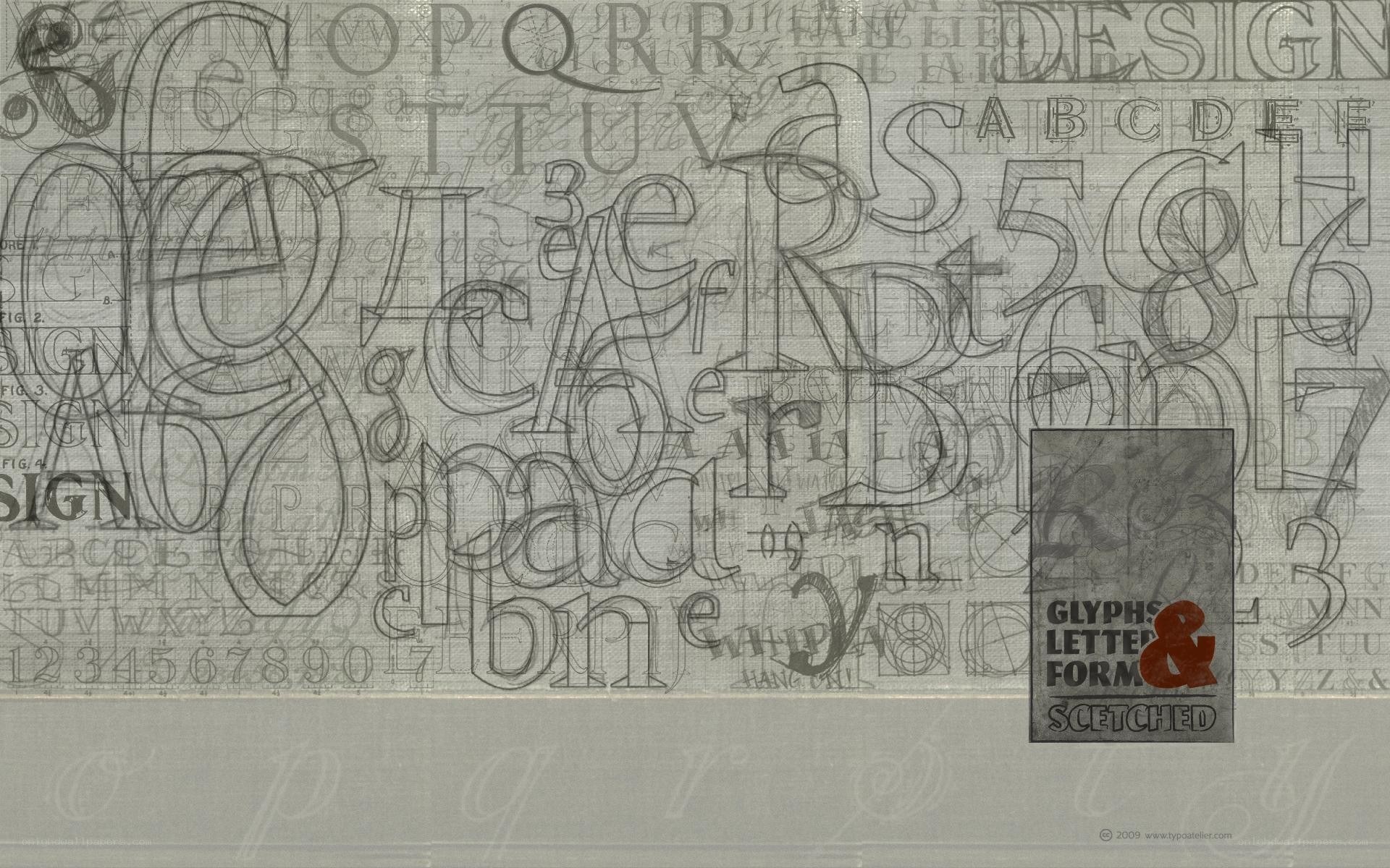 Typography sketch design