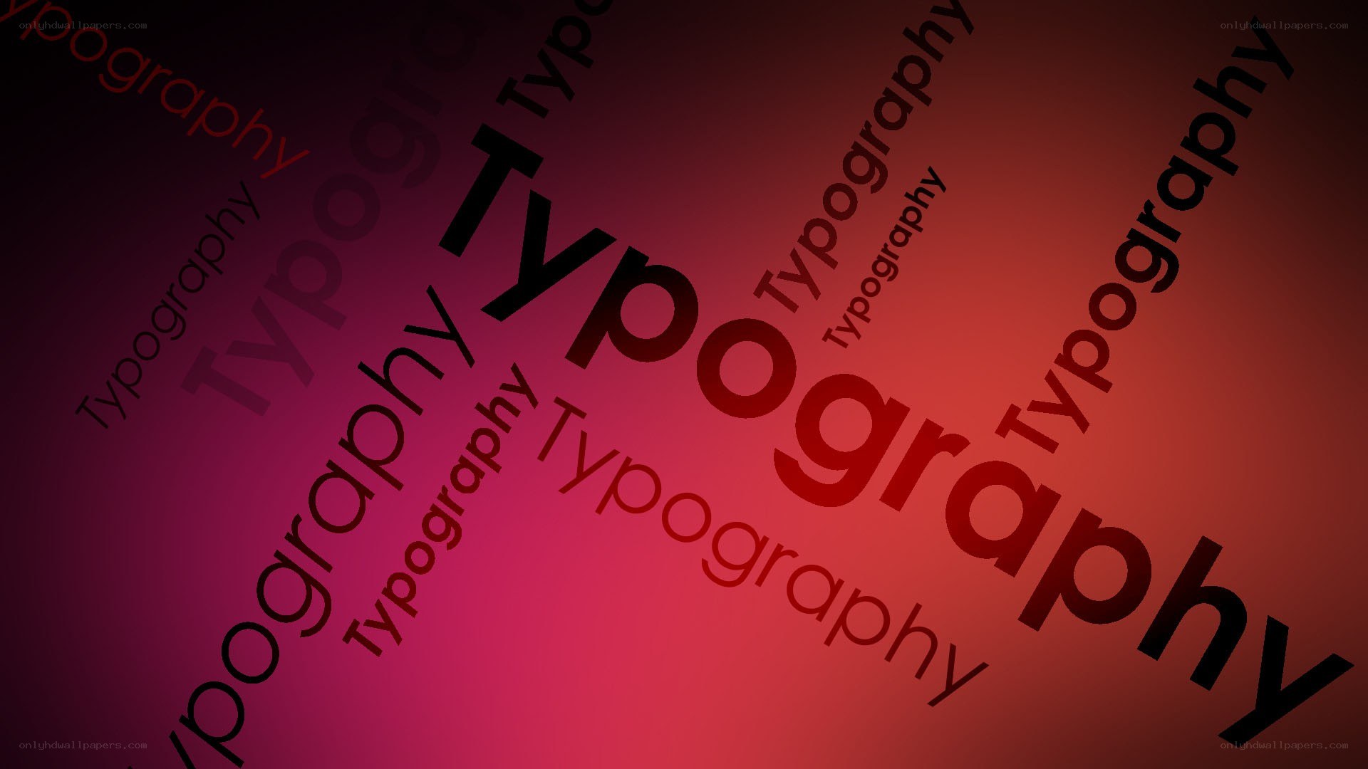 Typography text design