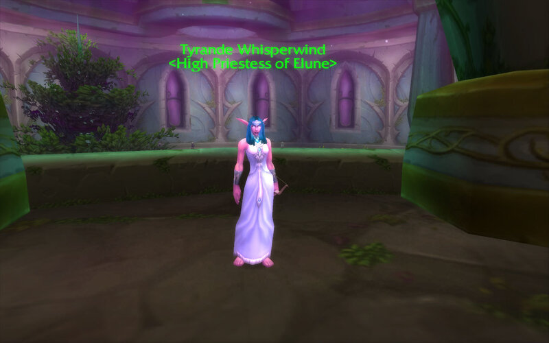 Tyrande Whisperwind in game
