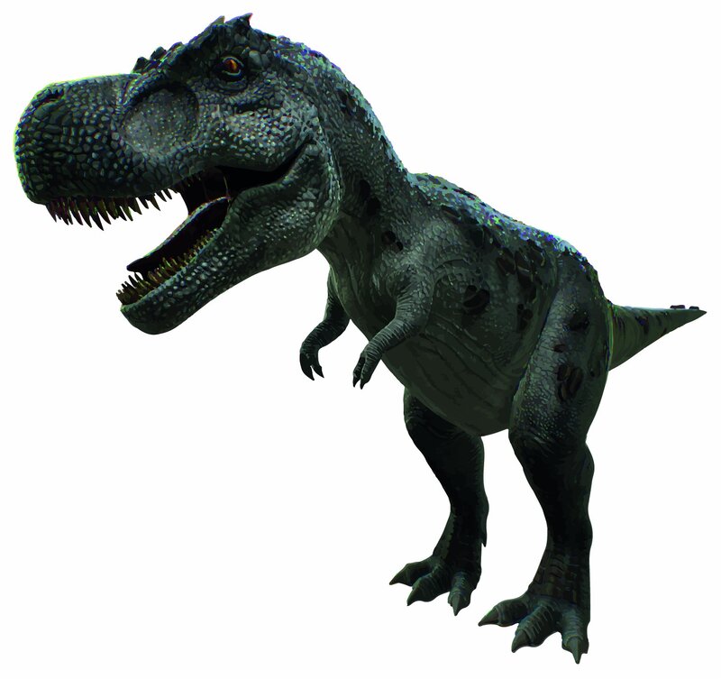 Tyrannosaurus Rex Dinosaur — Green, Aggressive