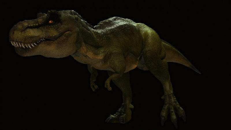 Tyrannosaurus Rex Dinosaur — Green