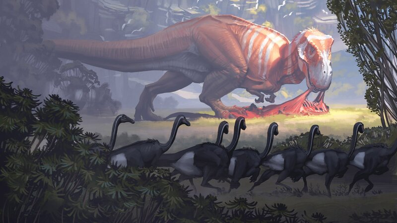 Tyrannosaurus Rex Eating