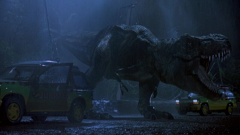 Tyrannosaurus Rex — Green, Dark, Dramatic