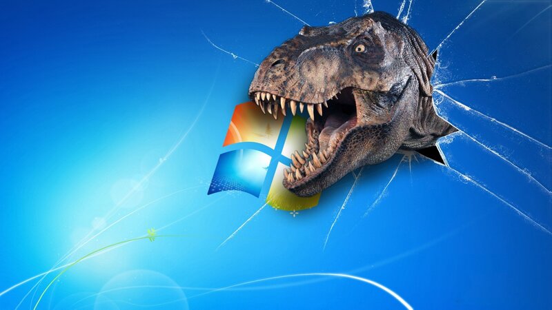 Tyrannosaurus Rex Head — Blue