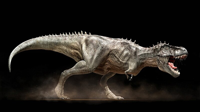 Tyrannosaurus rex in motion