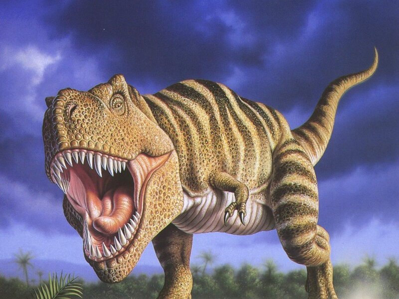 Tyrannosaurus Rex roaring