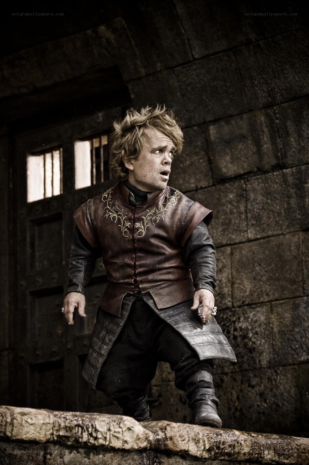 Tyrion Lannister in a castle