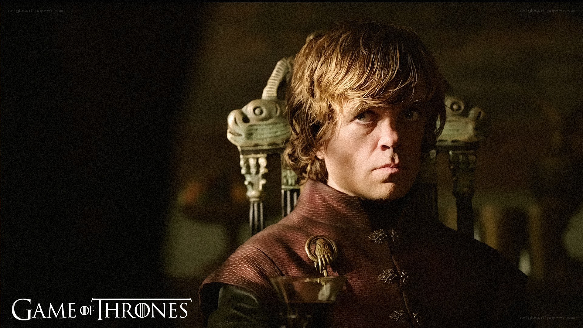 Tyrion Lannister in throne room