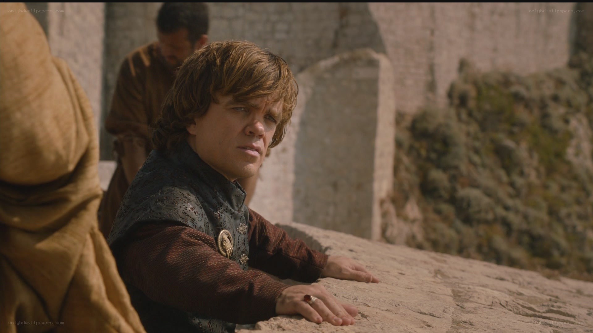 Tyrion Lannister on a wall