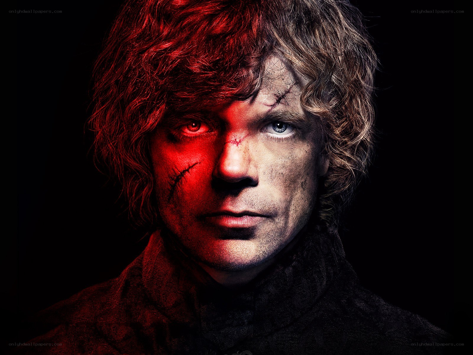 Tyrion Lannister with scar