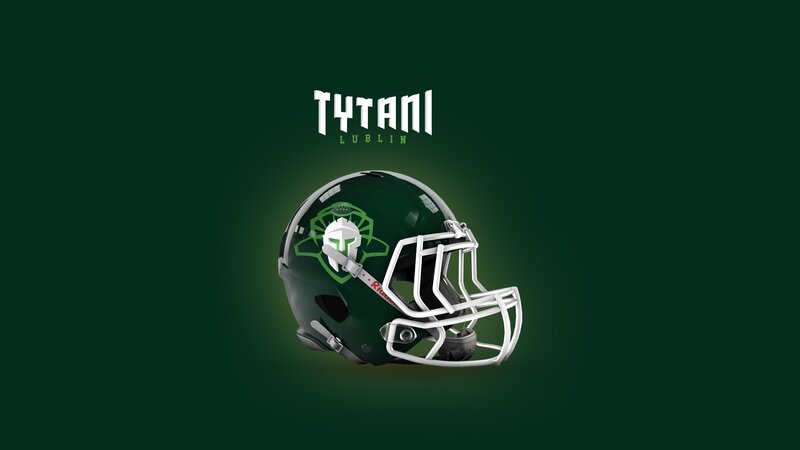 Tytani Lublin football helmet