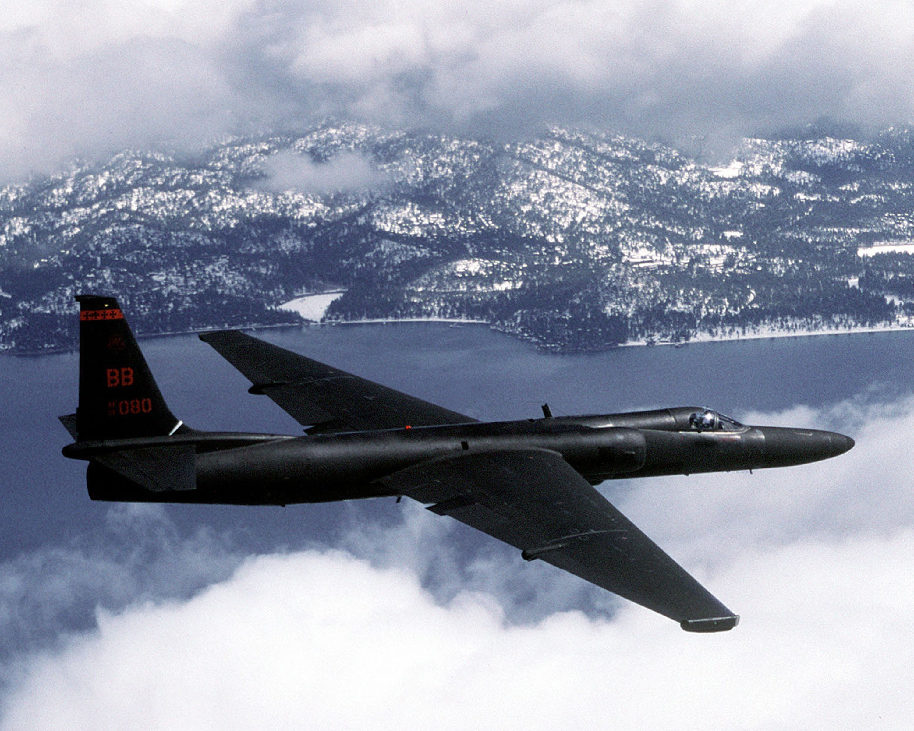 U-2 spy plane in flight