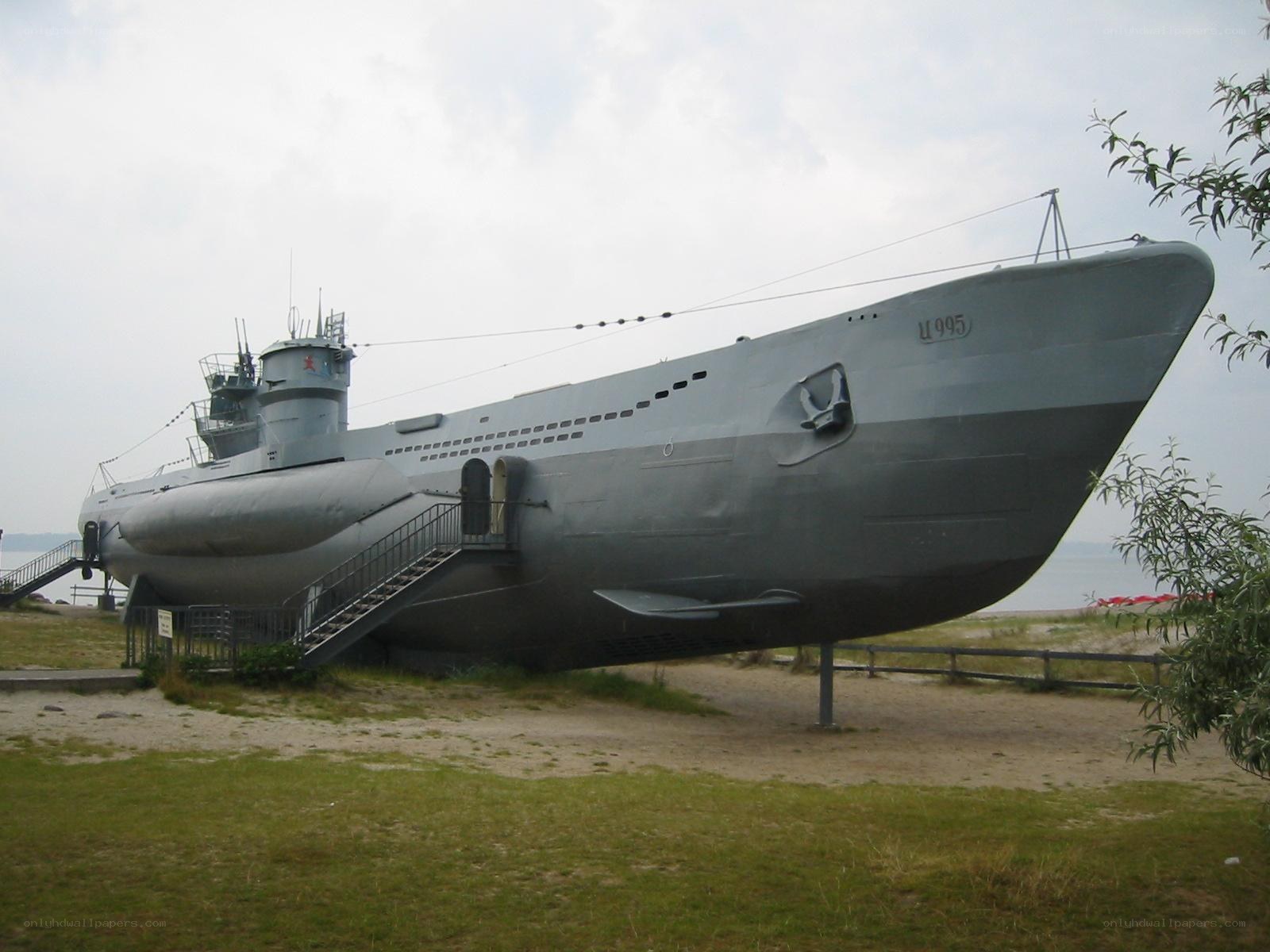 U-995 submarine on display