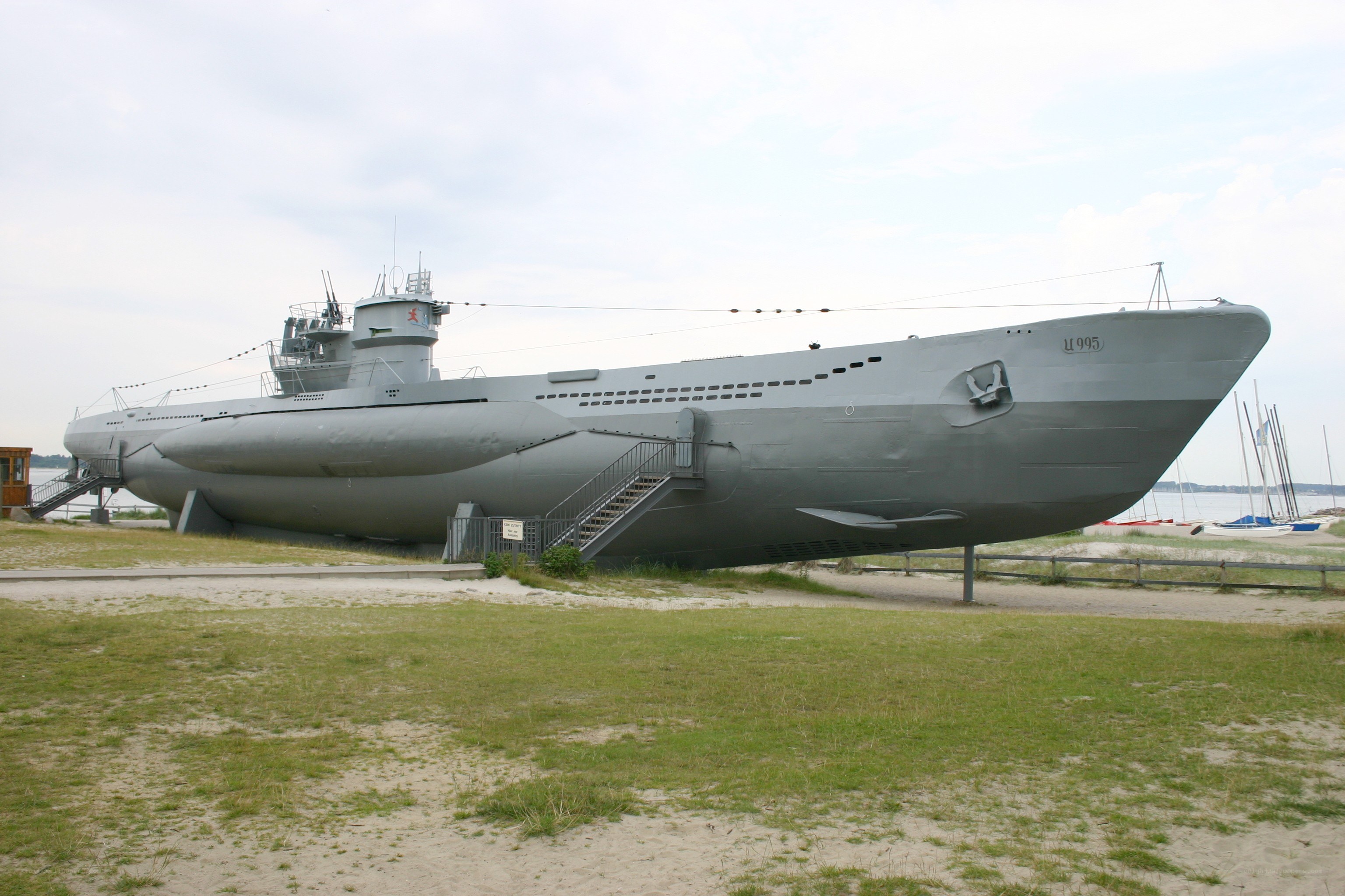 U-995 submarine on display