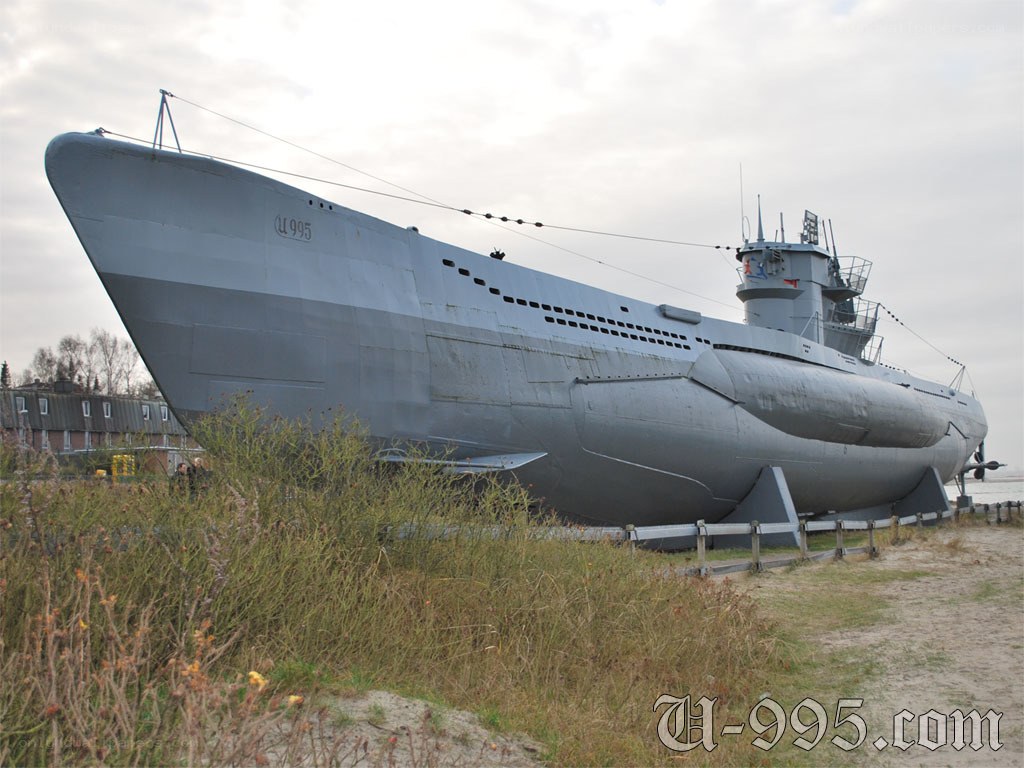 U-995 submarine on display