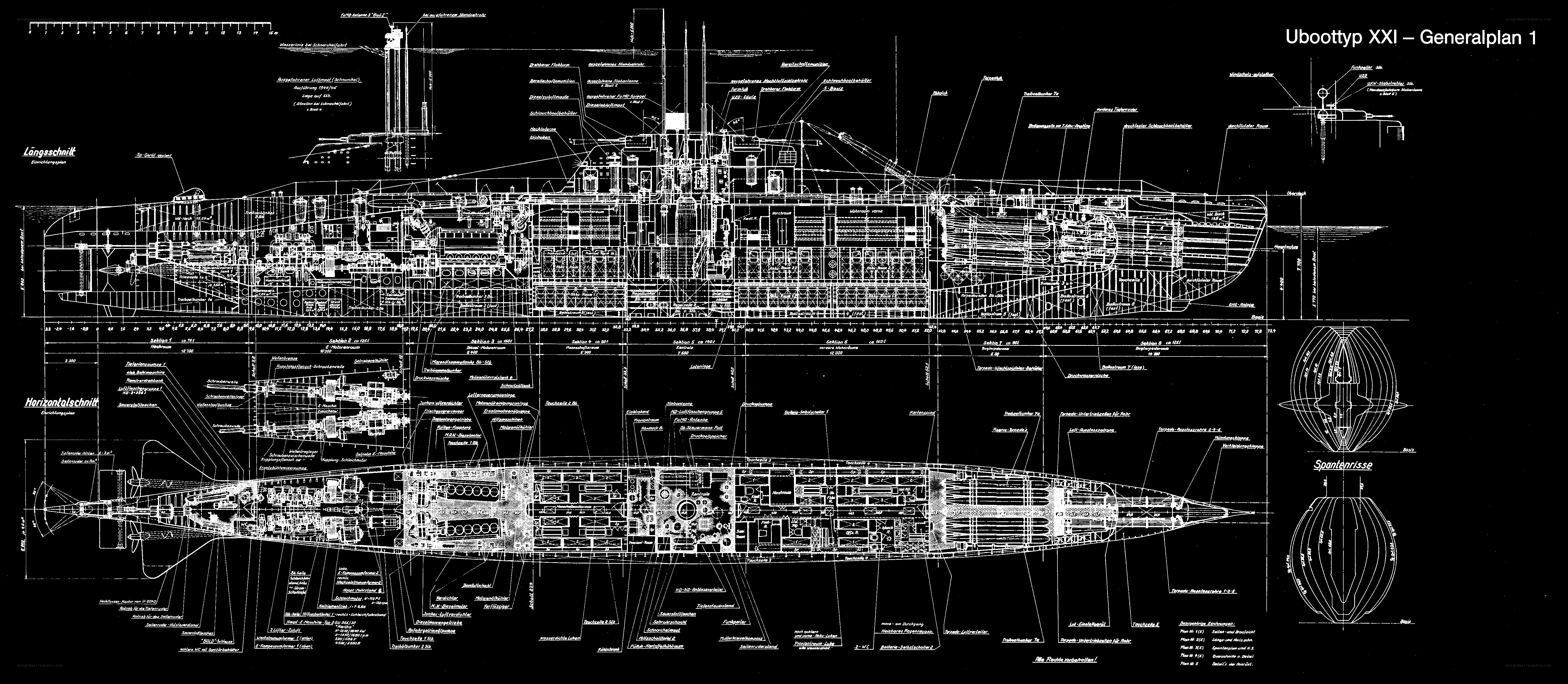 U-boat XXI general plan