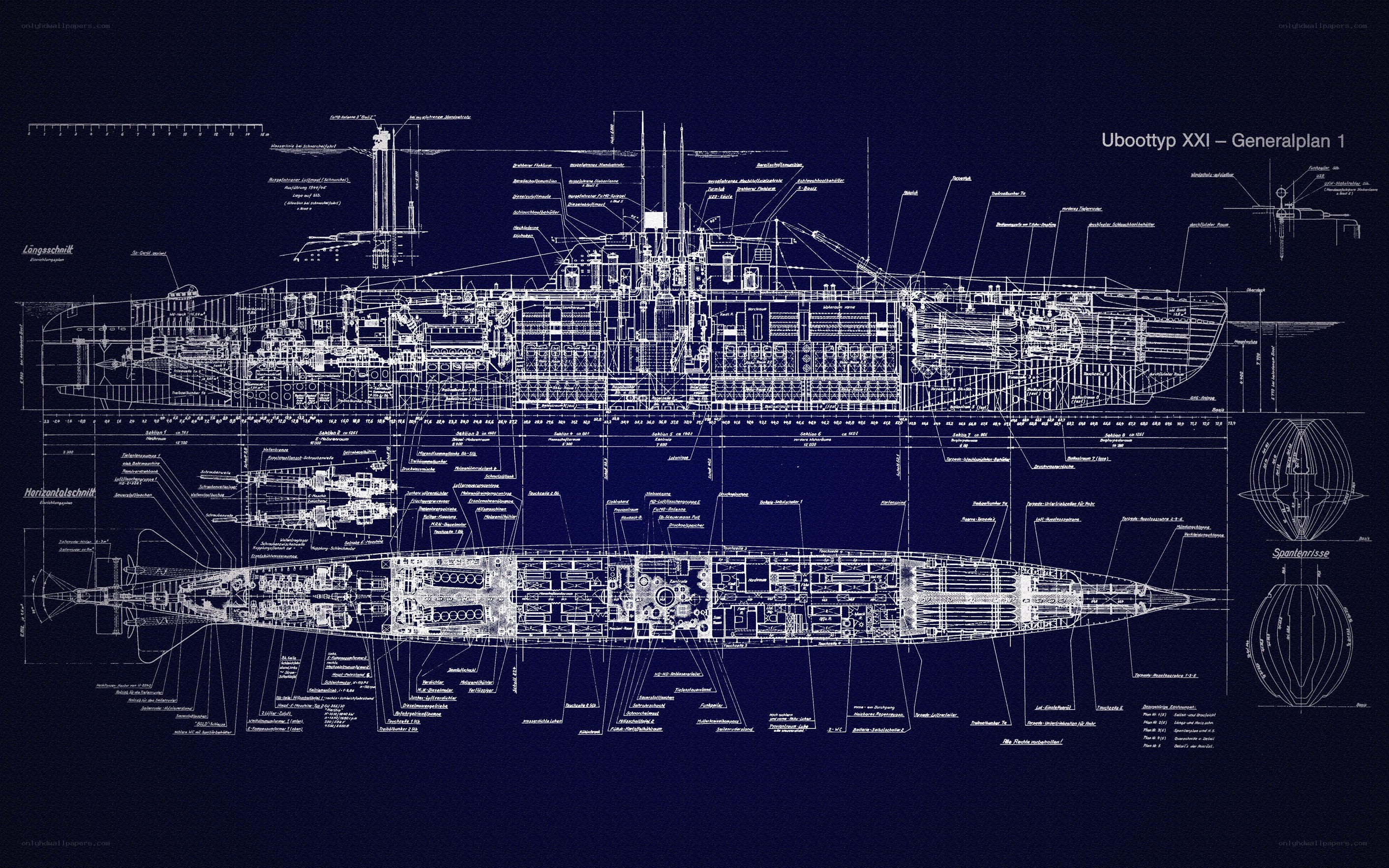 U-boat XXI general plan