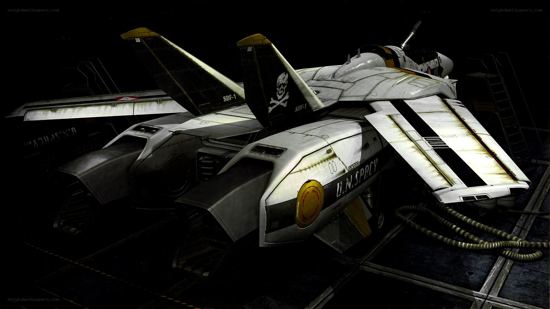 U.N. Spacy fighter jet