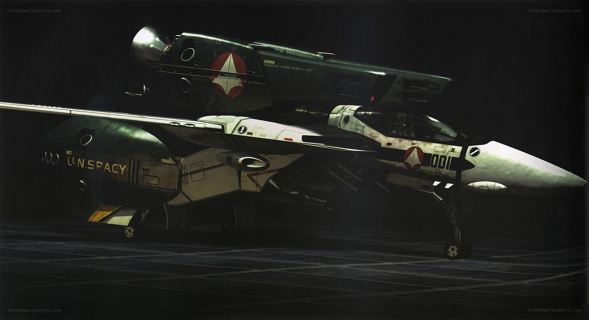 U.N. Spacy fighter jet