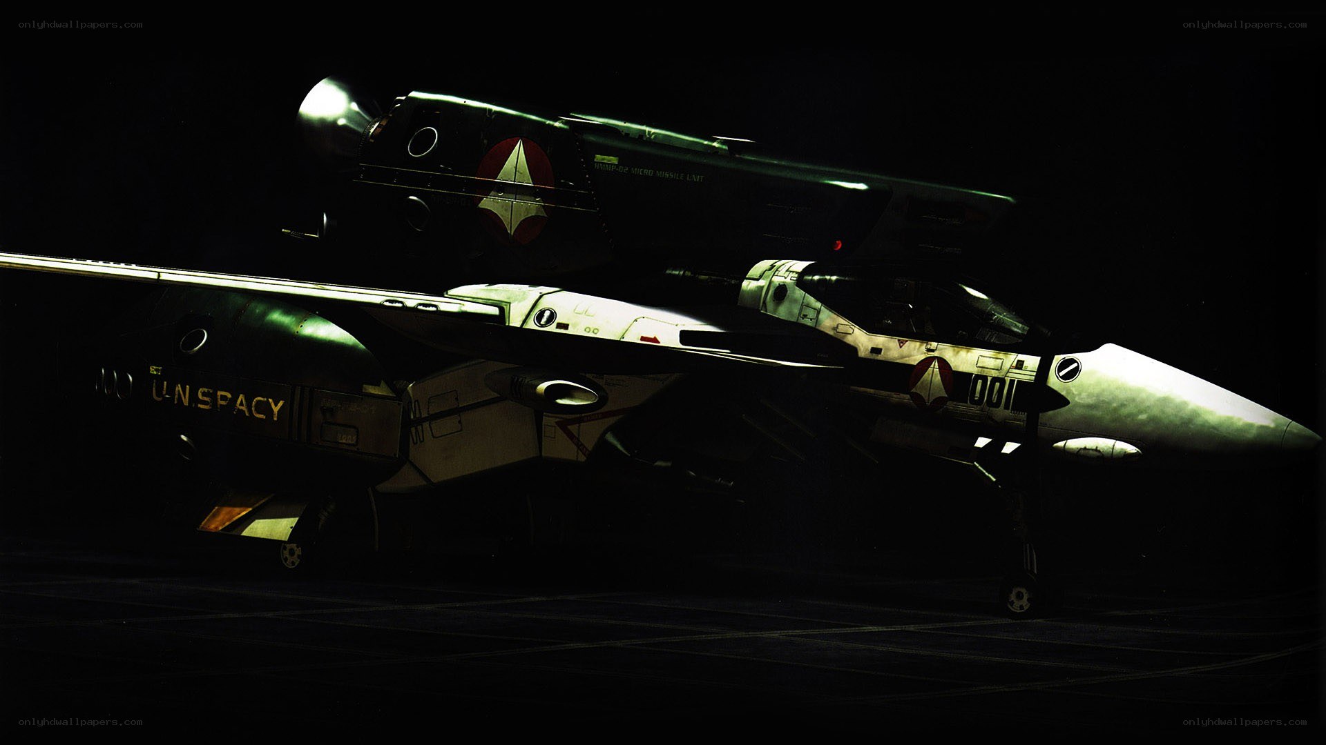 U.N. Spacy fighter jet