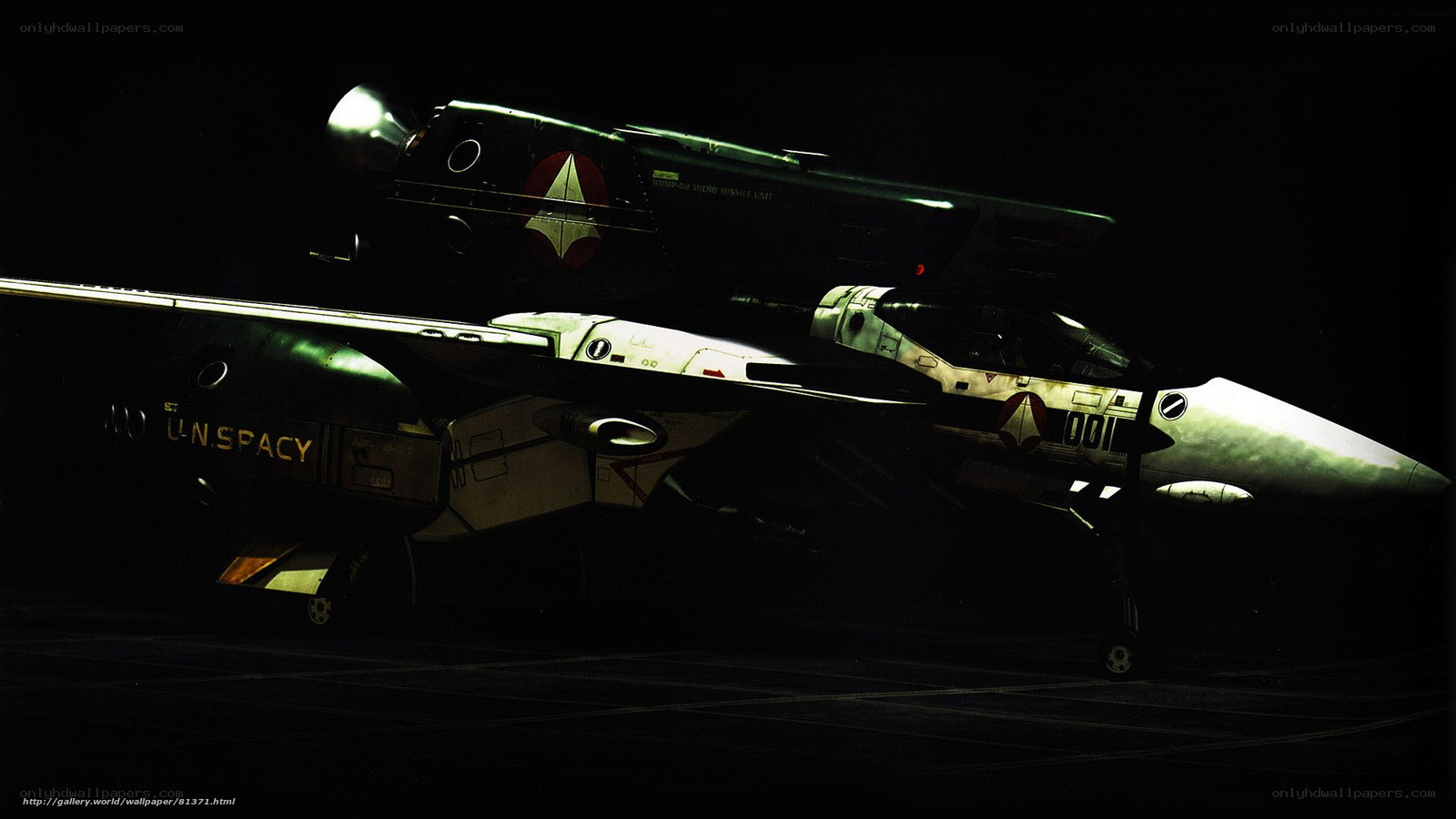 U.N. Spacy fighter jet