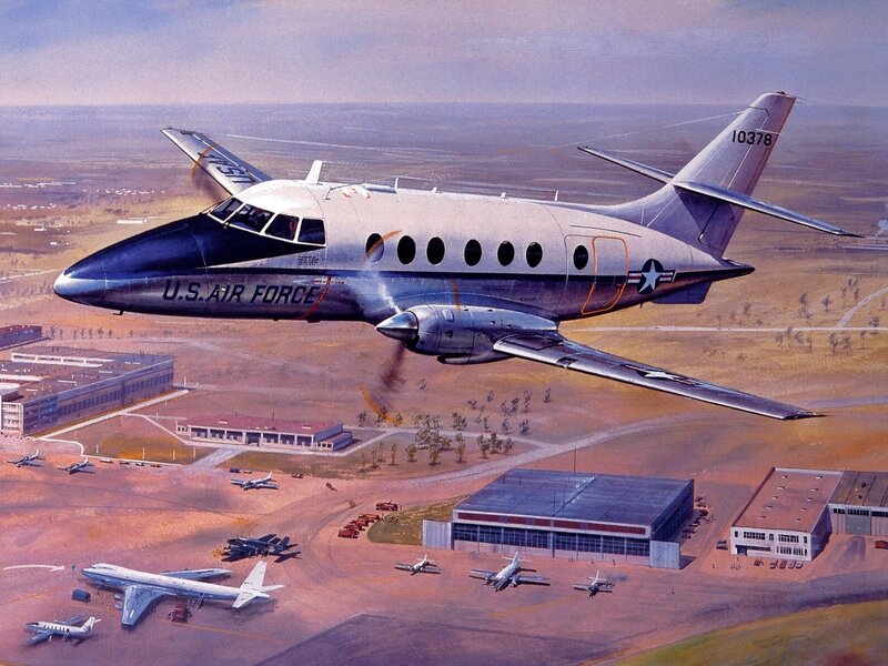 U.S. Air Force aircraft in flight