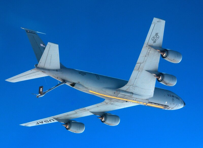 U.S. Air Force aircraft in flight