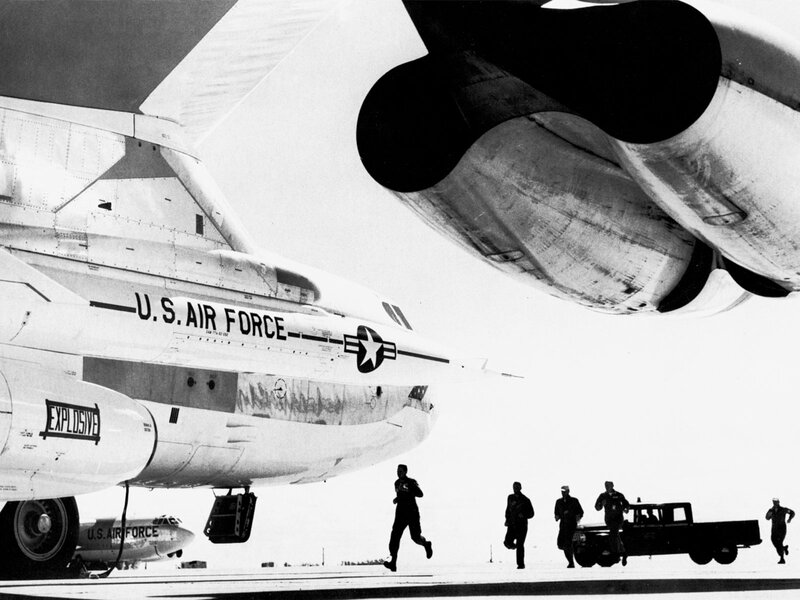 U.S. Air Force aircraft on tarmac