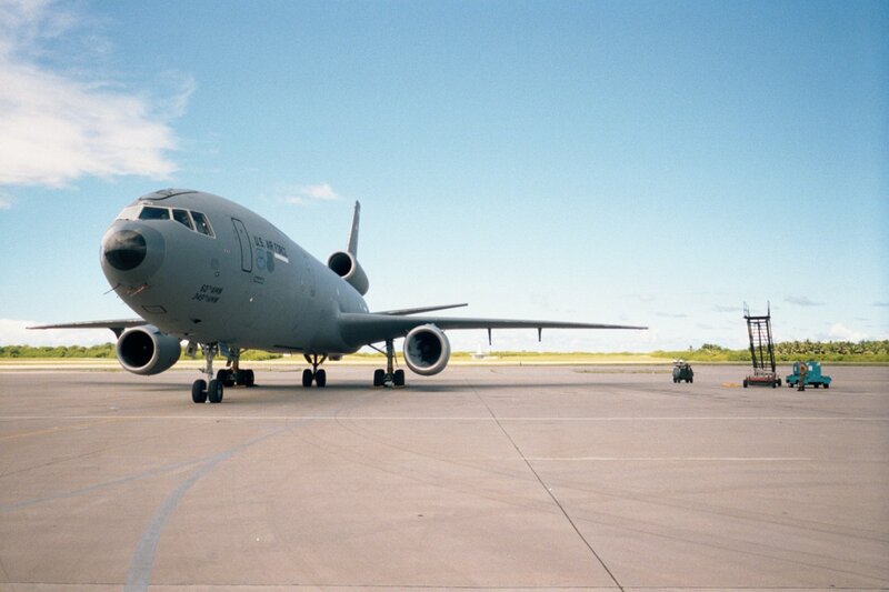 U.S. Air Force aircraft on tarmac