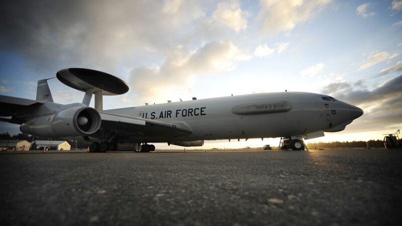 U.S. Air Force aircraft on tarmac
