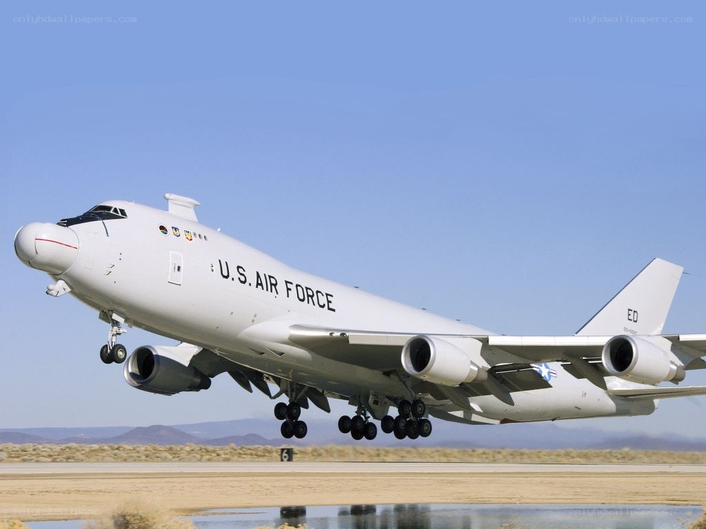 U.S. Air Force aircraft taking off